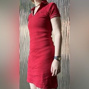 Vintage Tommy Hilfiger Red Polo Dress